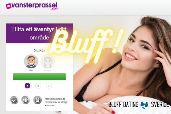 vansterprassel Bluff!