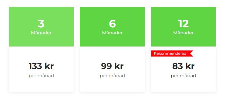 Hur mycket kostar det ligga