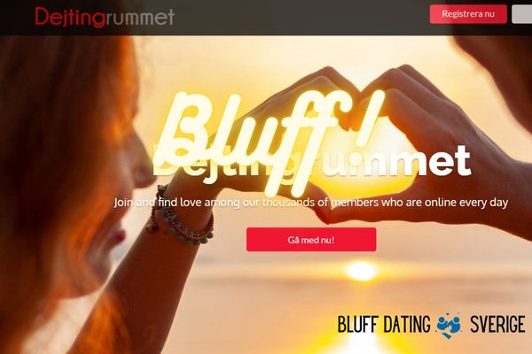 dejtingrummet Bluff!